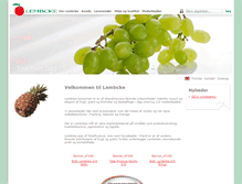 Tablet Screenshot of fruit.dk